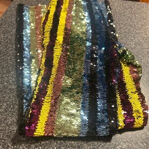 Forever 21 rainbow sequin pants